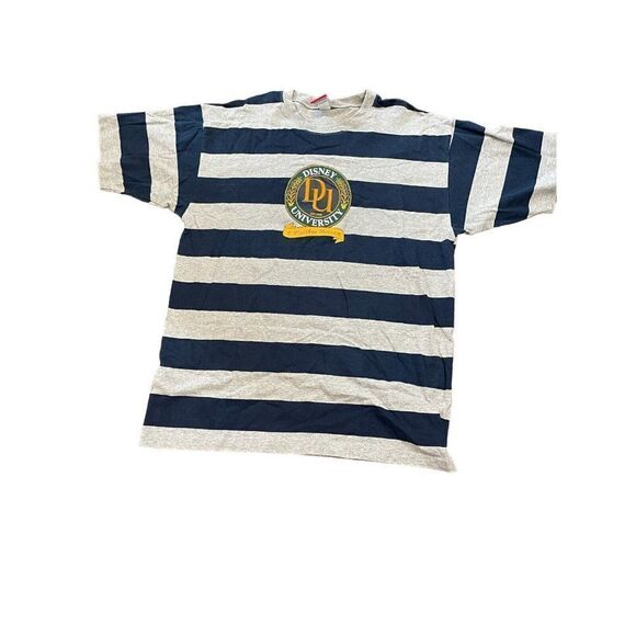 Disney Tops - VIntage Disney University Mickey Inc Stripe USA shirt L/XL